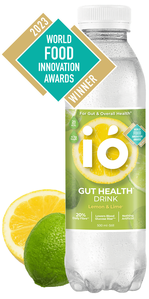 ió Gut Health Drink - Lemon & Lime (12 x 500ml)