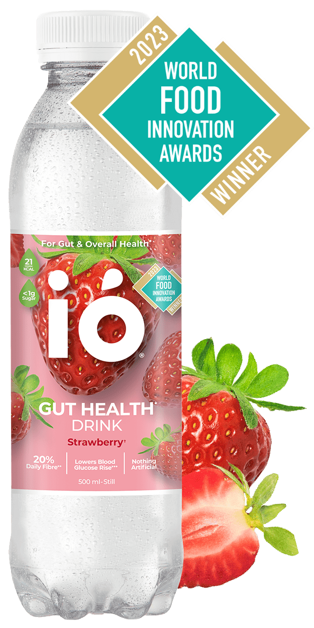 ió Gut Health Drink - Strawberry (12 x 500ml)